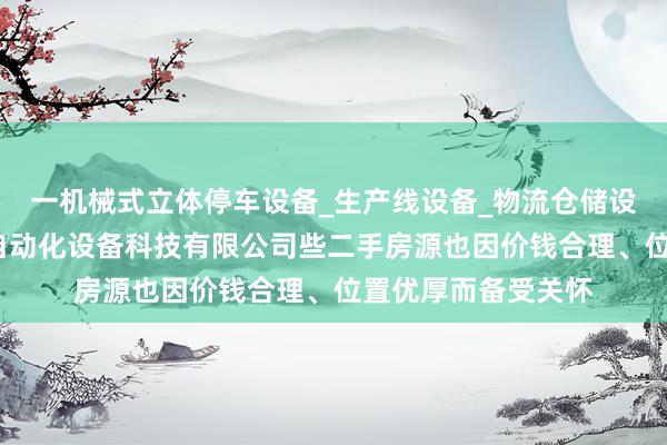 一机械式立体停车设备_生产线设备_物流仓储设备研发_安徽港湖自动化设备科技有限公司些二手房源也因价钱合理、位置优厚而备受关怀